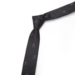 3pcs Skeleton Pattern Bow Tie Necktie Set for Party Wedding