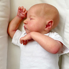 19" Asleep Baby Reborn Doll Soft Silicone Sleeping Girl Realistic