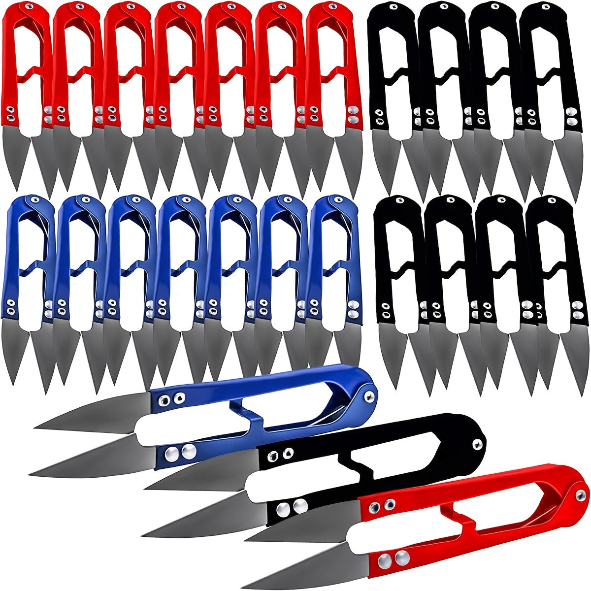 Thread Beading Cutter Mini Sewing Scissor U-shaped Spring Clipper