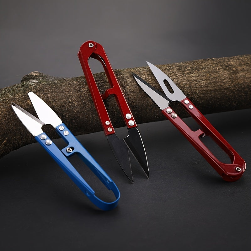 Thread Beading Cutter Mini Sewing Scissor U-shaped Spring Clipper