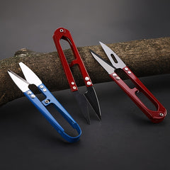 Thread Beading Cutter Mini Sewing Scissor U-shaped Spring Clipper