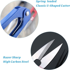 Thread Beading Cutter Mini Sewing Scissor U-shaped Spring Clipper