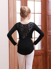 Girl's Gymnastics Tights High Stretch Short Sleeve Dance Clothing