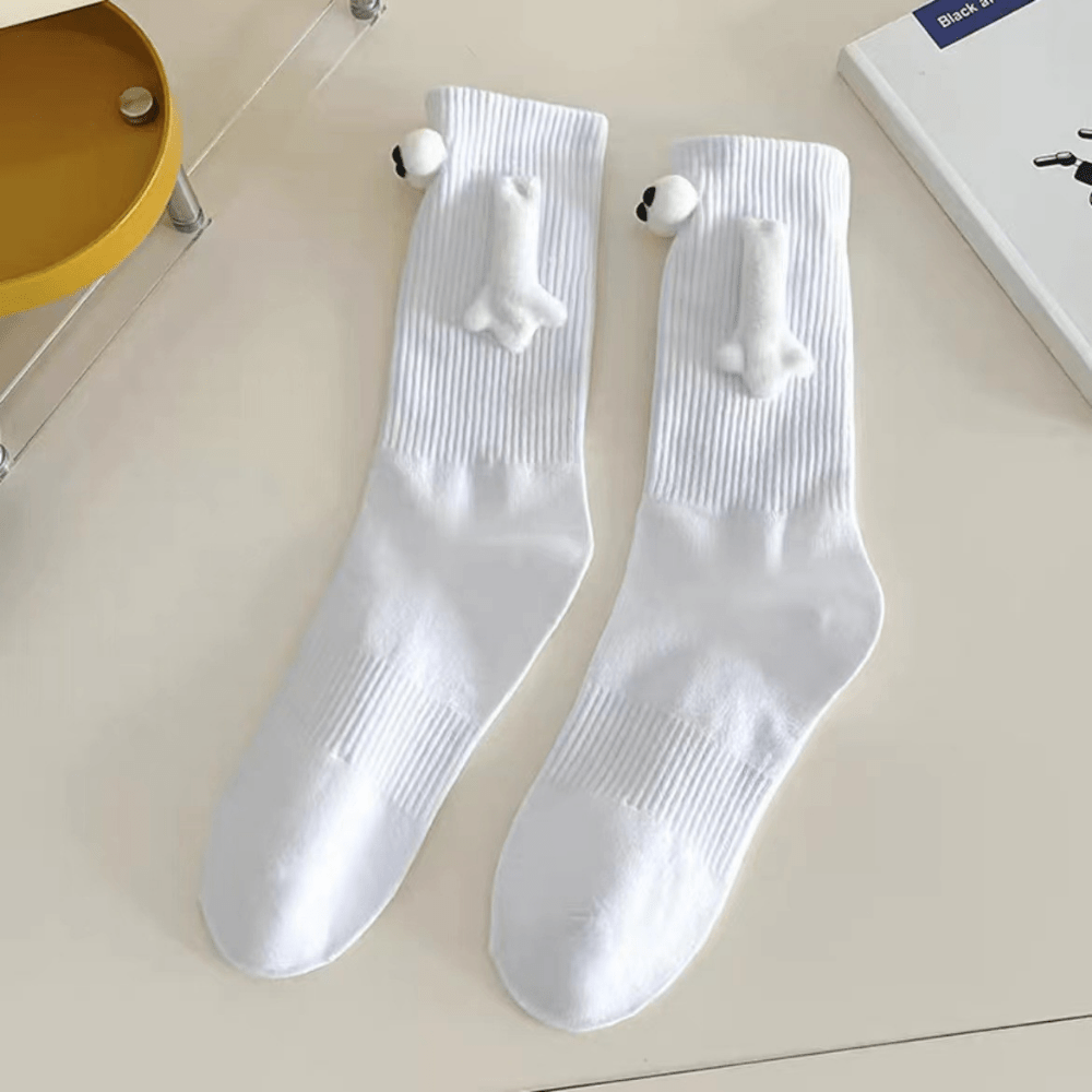 Creative Funny Hand Holding Socks - Cartoon Decoration