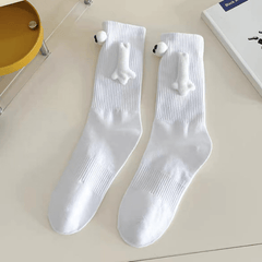 Creative Funny Hand Holding Socks - Cartoon Decoration
