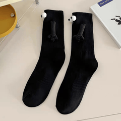 Creative Funny Hand Holding Socks - Cartoon Decoration