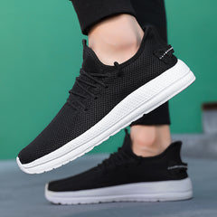 Men's Lace up Sneakers Lightweight Athletic Shoes