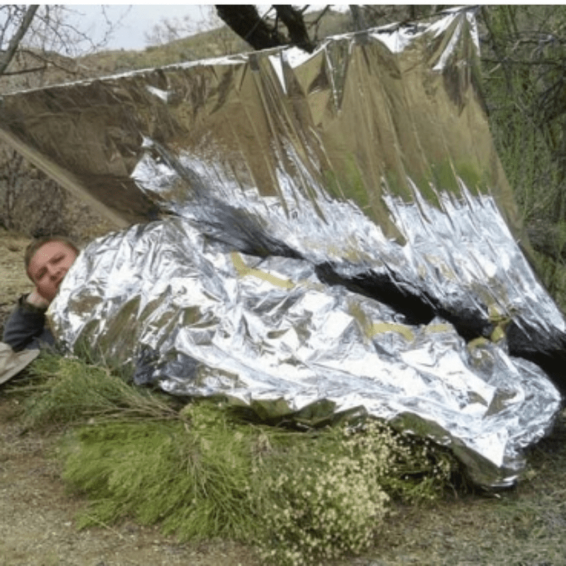 Portable First Aid Insulation Blanket for Outdoor Camping Emergency