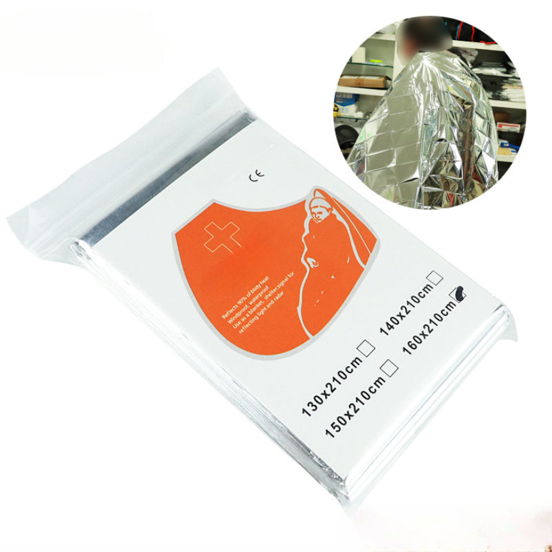 Portable First Aid Insulation Blanket for Outdoor Camping Emergency
