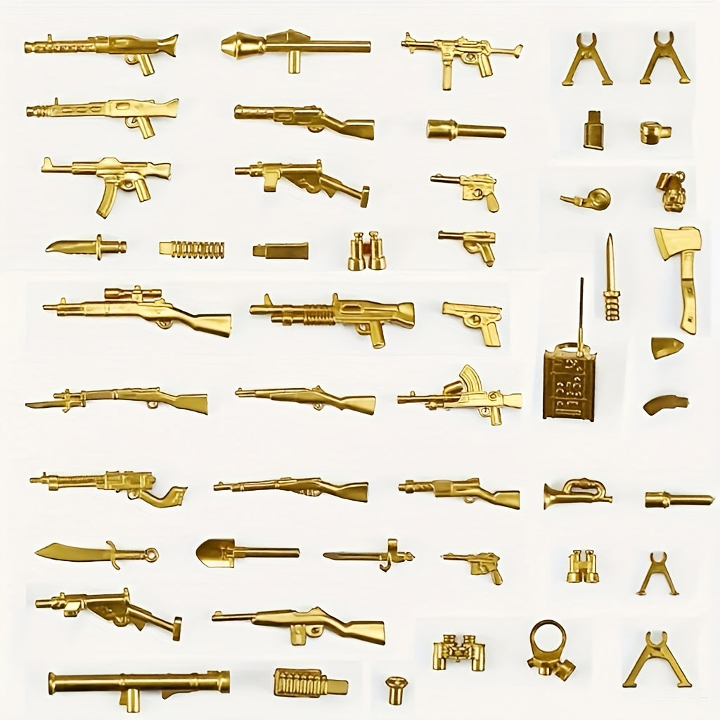 Golden Weapon Accessories Set for Ages 18