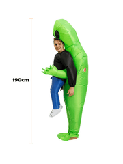 Inflatable Alien Costume for Adults Halloween Funny Blow Up Cosplay