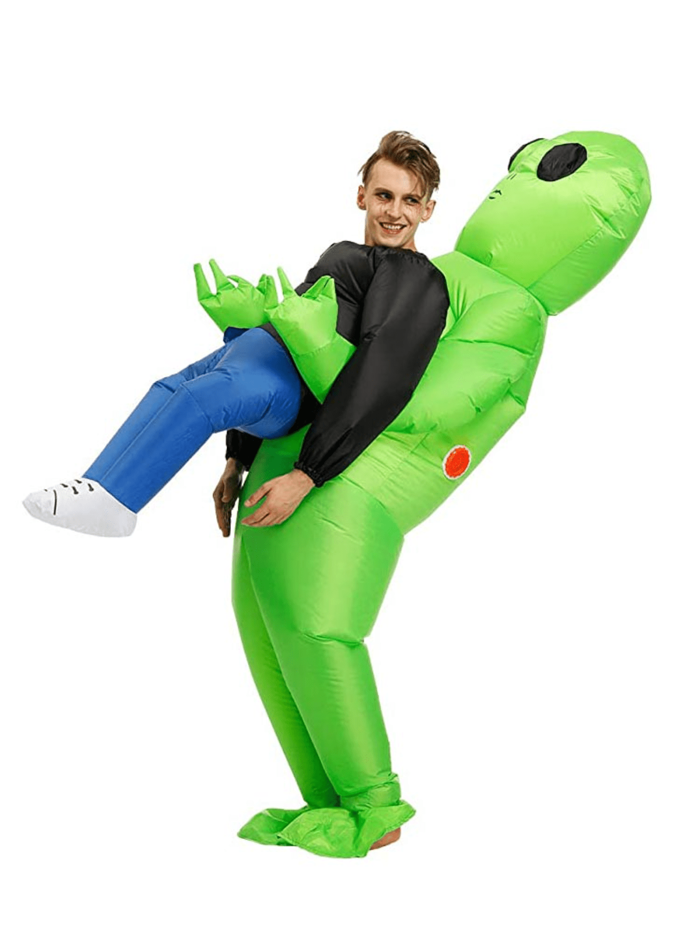 Inflatable Alien Costume for Adults Halloween Funny Blow Up Cosplay