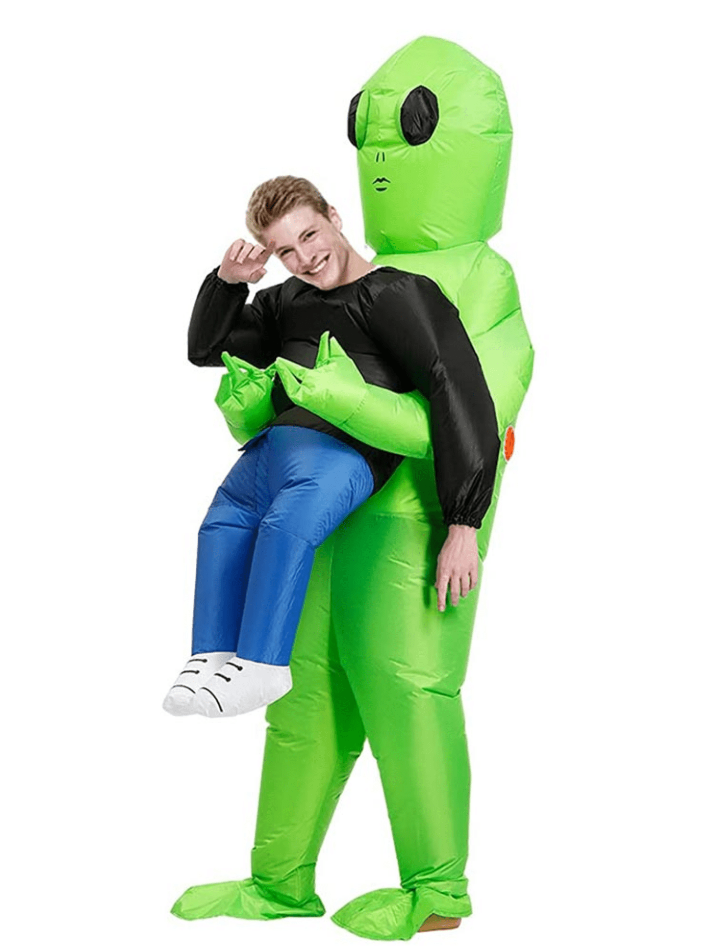 Inflatable Alien Costume for Adults Halloween Funny Blow Up Cosplay