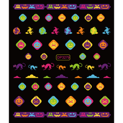 Self Adhesive Cartoon Halloween Nail Art Stickers