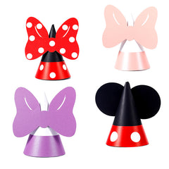 Bowknot Kids Paper Hat - Birthday Party Essential, Cute Cartoon Design