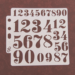 Alphabet Template Painting Scrapbook DIY Drawing Masking Hollowed Out Template