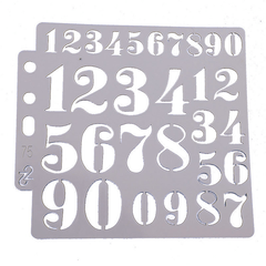 Alphabet Template Painting Scrapbook DIY Drawing Masking Hollowed Out Template