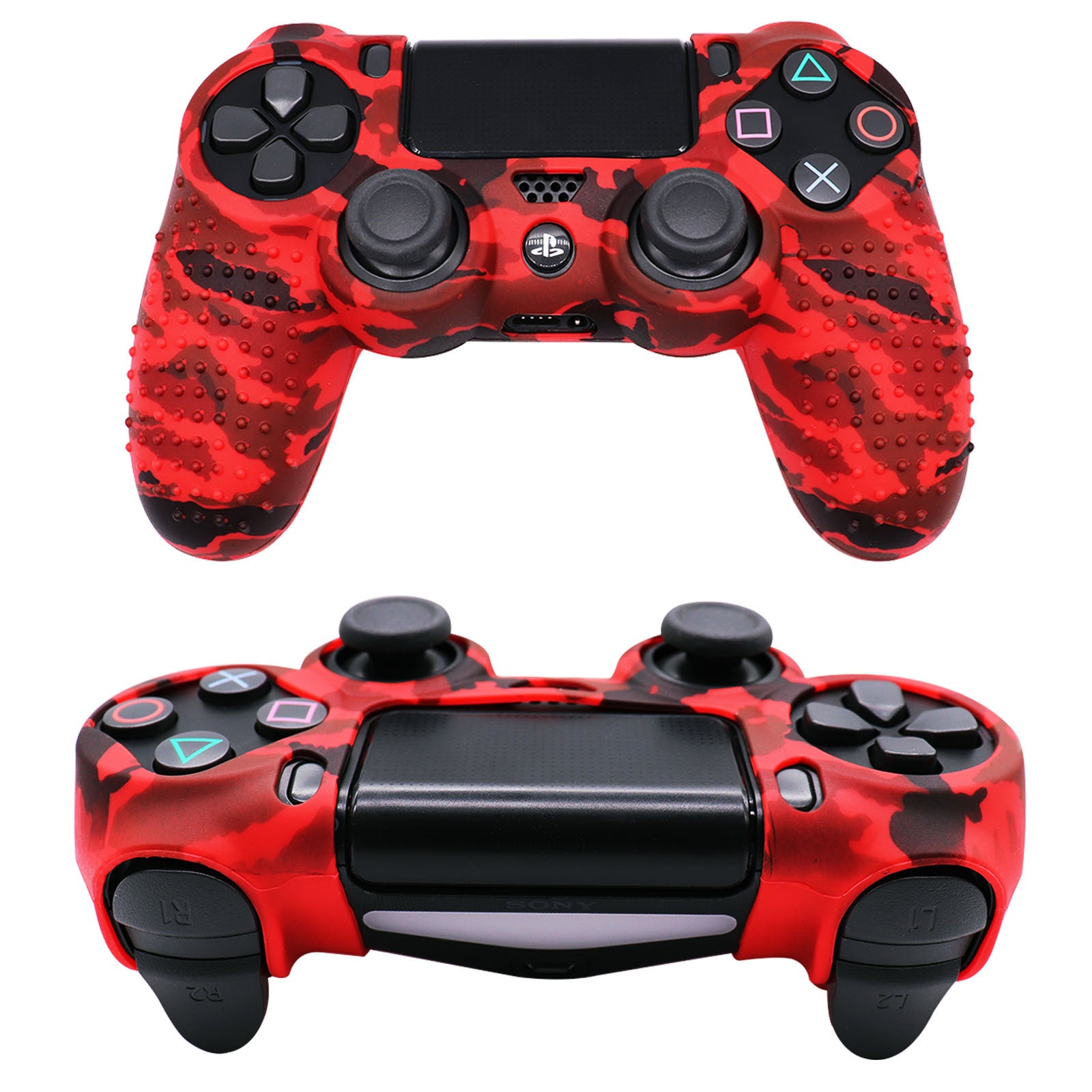 Embossed Pattern Silicone Handle Cover Soft Rubber Protective Cover