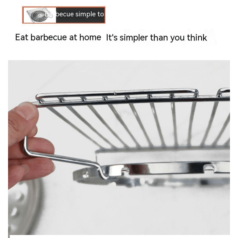 Portable Stainless Steel BBQ Grill for Outdoor Camping