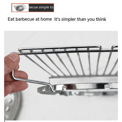 Portable Stainless Steel BBQ Grill for Outdoor Camping