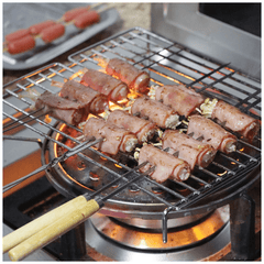 Portable Stainless Steel BBQ Grill for Outdoor Camping