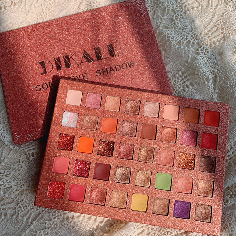 40-Color Eyeshadow Palette Matte Shimmer Waterproof Texture