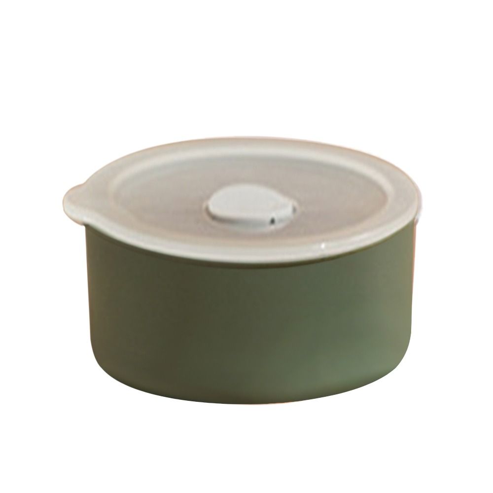 1pc Silicone Fresh Keeping Bowl Microwave Heating Lunch Container