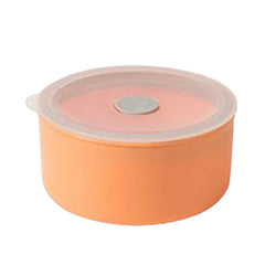 1pc Silicone Fresh Keeping Bowl Microwave Heating Lunch Container