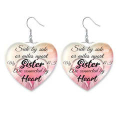 Heart Shaped Crystal Earring For Girls - Christmas Holiday