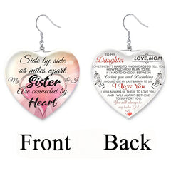 Heart Shaped Crystal Earring For Girls - Christmas Holiday