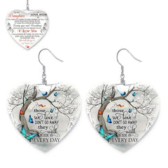 Heart Crystal Earrings for Girl - Christmas Holiday