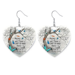 Heart Crystal Earrings for Girl - Christmas Holiday