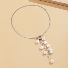 Baroque Palace Style Y Lariat Necklace Party Jewelry