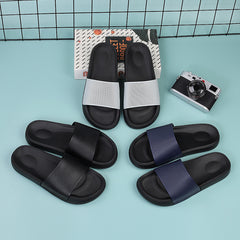 Men's Non Slip Slides Casual Slippers for Indoor Outdoor