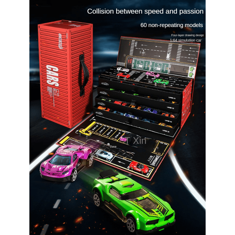 Garage Car Series Racing Children's Car Model Toy Birthday Gift