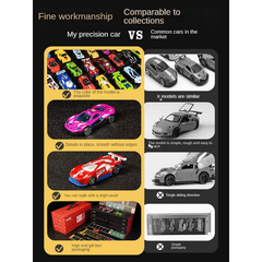 Garage Car Series Racing Children's Car Model Toy Birthday Gift