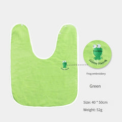 Kids Washcloth & Bib Set Soft Absorbent Drool Towel