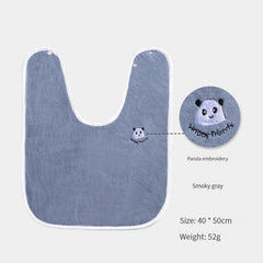 Kids Washcloth & Bib Set Soft Absorbent Drool Towel