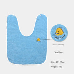 Kids Washcloth & Bib Set Soft Absorbent Drool Towel