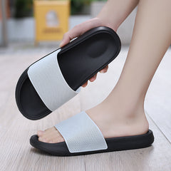 Men's Non-Slip Slides Open Toe Shoes for Indoor Outdoor Beach