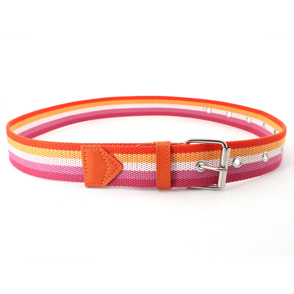 Men Women Leather Belt Pin Buckle Outdoor Casual Jeans Belt