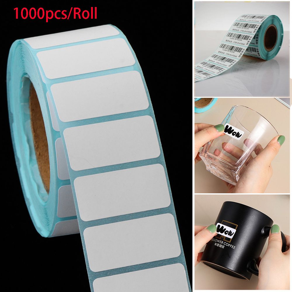 1000pcs Thermal Label Sticker Paper For Supermarket Direct Printing