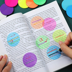 160 Transparent Sticky Notes Waterproof Sticky Tabs Clear Stickers Page Flags