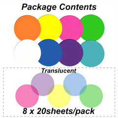 160 Transparent Sticky Notes Waterproof Sticky Tabs Clear Stickers Page Flags