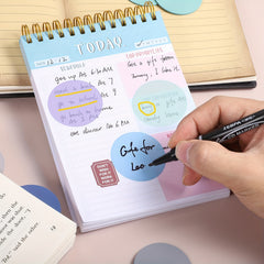 160 Transparent Sticky Notes Waterproof Sticky Tabs Clear Stickers Page Flags