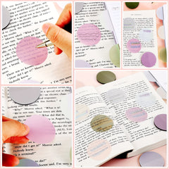 160 Transparent Sticky Notes Waterproof Sticky Tabs Clear Stickers Page Flags