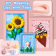 48 Colors Air Dry Clay Magic Clay With Tools Ultra Light Modeling Clay