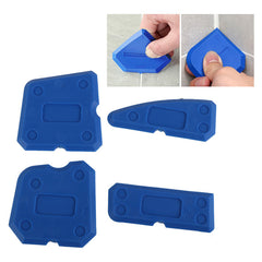 4pcs Caulking Tool Kit Silicone Joint Sealant Spreader Scraper