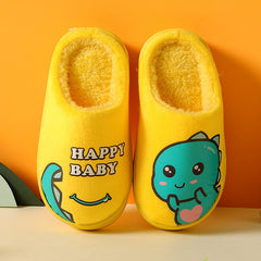 Dino Slip-On Fleece House Shoes for Girls