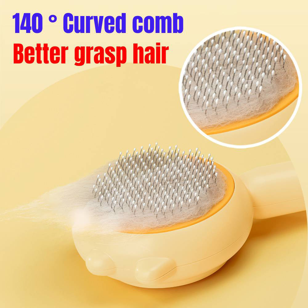 Cat Scratcher Hair Brush Cat Claw Self Cleaning Pet Grooming Brush